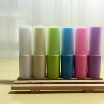 50pcs/monte 4g DIY Batom Colorido tubos de moda cool lábio garrafa de Contentores azul cor-de-rosa cor misturada Vazio Liptubes de Alta Qualidade