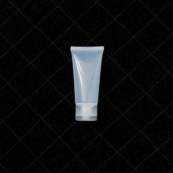 10/30/50/100pcs 50ml claro superfície brilhante, macio, mangueira e tubo creme para os olhos essência frasco de loção cosmética pacote