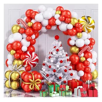 UBU Feliz Festa de Natal Papai Noel Decoração de Balão de Natal Balões Kit Árvore de Estrelas, a Equipe da Folha de Látex Conjunto de Balões Decoração