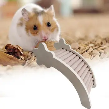 Resistente Pequenos Animais Brinquedo de Aliviar o Stress de uma Mordida resistente Hamster Brinquedo cobaia Hamster de escadas de Brinquedo