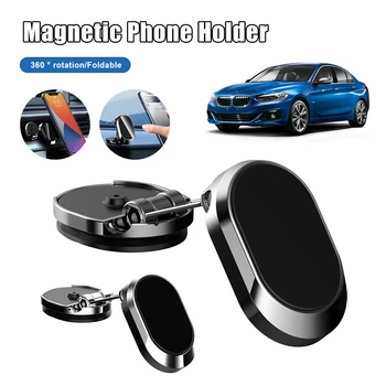 Magnético Telefone Titular Ímã Smartphone Suporte Móvel Celular GPS Suporte 360° De Rotação Para o iPhone 13 XR Xiaomi Huawei, Samsung LG