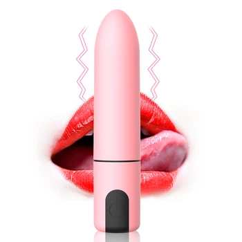 Bullet Vibrador Para As Mulheres Mamilo Clítoris Vaginal Clitorl Poderoso Estimulador Vibratório Masturbação Feminina Brinquedos Sexuais Para Adultos De 18 Anos