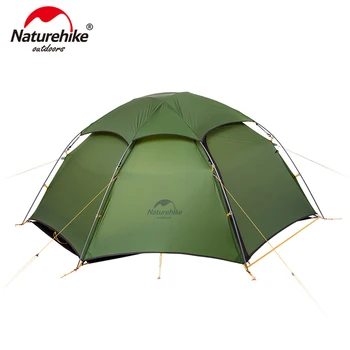 Naturehike Cloud Peak Tenda Ultraleve Duas Pessoas Camping Caminhadas ao ar livre Tenda 20D Nylon Tecido Impermeável NH17K240-Y