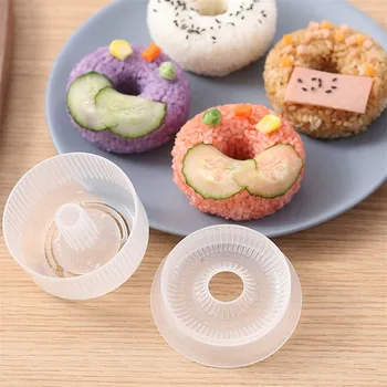Criativos de alta qualidade Sushi Donut Forma de Fazer bolinho de Arroz, de Molde Nova Home DIY Crianças Arroz Bento Sushi Decorativos Ferramentas