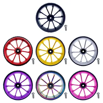 Fácil Roda EZ Roda 3,94 polegadas Roda Componentes Parafusos de Substituição de Parte Bicicleta Dobrável para Transporte de Bicicleta de Passeio de Bicicleta Dobrável