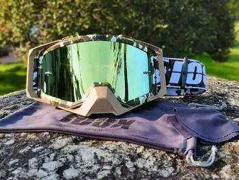 2021 IOQX Óculos de Ciclismo Óculos de Esqui Piloto de Capacete Capacete de Motocross Motocross Óculos dos Homens Driver de Óculos de Motocicletas de Vidro