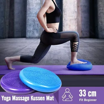 Inflável durável de Fitness Yoga Fitball 33 CM Universal do Esporte Ginásio Oscilação Estabilidade Disco de Equilíbrio de Almofada de Pilates, Massagem, Almofada de Bola