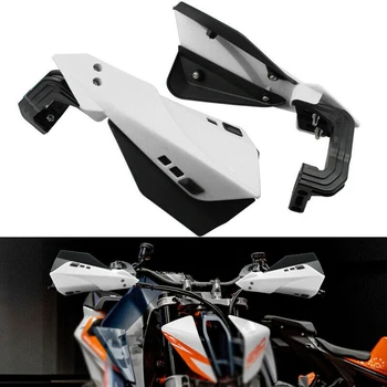 Branca Universal Motocicleta Desperdício de Motocross Mão do protetor do Protetor para a Motocicleta 22mm Protetor de Guidão