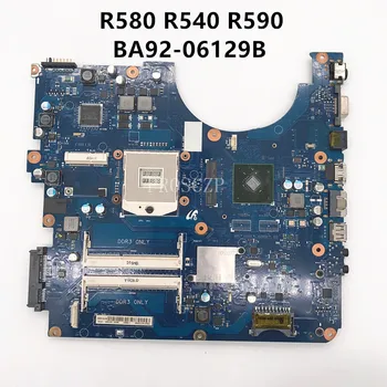 Frete grátis Alta Qualidade da placa-mãe Para Samsung R540 R580 R590 Laptop placa-Mãe BA92-06129B DDR3 HM55 100% Funcionando Bem
