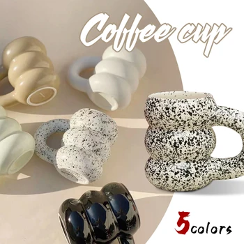 Criativo Pneu Design em Forma de Caneca de Café Com Alça Nórdicos Ins Estilo Copa do Presente Para o Amigo da Família Porcelana 300ml Copo de Café com Leite