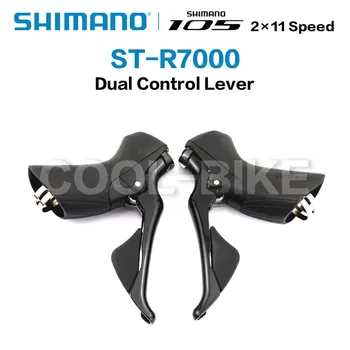 SHIMANO 105 ST R7000 Dupla Alavanca de Controle 2x11-Velocidade de 105 Desviador de BICICLETA de Estrada R7000 Shifter 22s