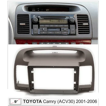 9-Polegadas 2Din auto-Rádio, aparelho de som do Painel Painel para a Montagem do Carro no Painel de Duplo Din com CD DVD Moldura para Toyota Camry 5 2001-2006