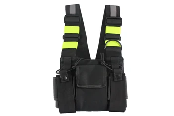 Proteção de peito Frente Pack Bolsa Estojo estojo para Baofeng UV-5R UV-82 UV-9R UV-XR TYT TH-UV8000D MD-380 Walkie Talkie