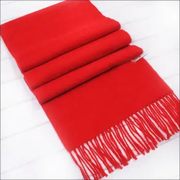 O mais novo hot mulheres lenços espessamento chaddar cachecol moda Pashmina unisex xales Chinês lenço vermelho quadrado шарф женский теплый