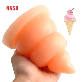 NNSX sorvete Plug Anal Cabeça Redonda, Gradualmente, Maior ventosa, Masturbação, ponto G, Orgasmo Brinquedos Sexuais Para Mulheres Adultos Loja
