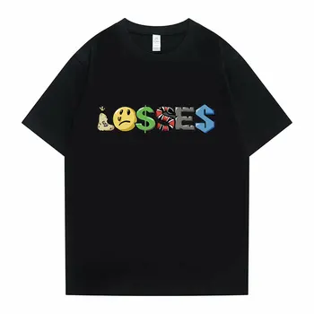 Best-seller Lil Tjay Merch Perdas de Impressão Camiseta de Hip Hop de Verão, Homens, Mulheres, Moda Casual T-shirts Rapper Mens Crewneck T-Shirt