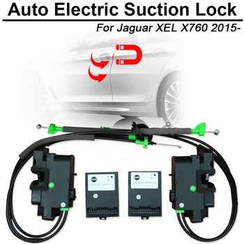 Smart Auto Elétrica de Sucção de Bloqueio de Porta para a Jaguar XEL X760 2015 - Automático Soft Feche a Porta Super Silêncio Carro da Porta do Veículo