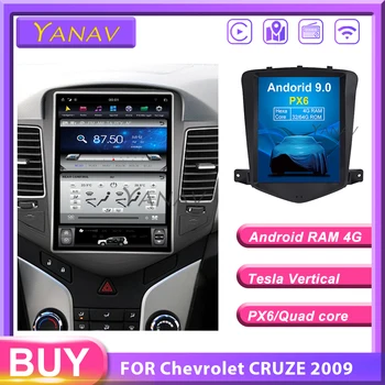 Para-Chevrolet CRUZE 2009-2014 de vídeo do carro Player Multimídia GPS de navegação de som do carro android vertical de tela autoradio DVD player