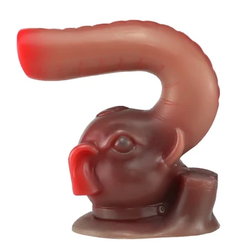 Animais De Dildos Plug Anal Ânus Pequena Tromba De Elefante Vibrador Brinquedos Sexuais Grande Falso Pênis Mulheres Lésbicas Vagina Estimular O Plug Anal Para Homem