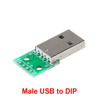 Mini Micro USB Macho para DIP do Adaptador de Conector da Placa do Conversor de 2,54 mm Adaptador USB da Placa do PWB da Placa De Arduino