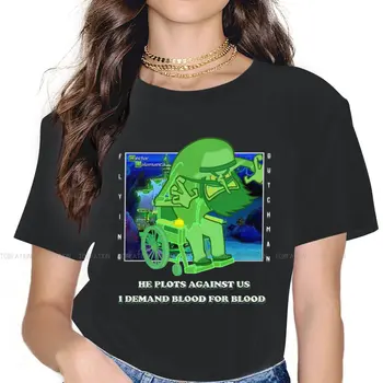 Verde Estilo de Camiseta para a Menina Hector Salamanca Engraçado Velho Confortável Hip Hop Dom Roupas T-Shirt Venda Quente