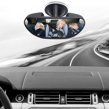 Peças De Interior Interior Do Carro Espelho Retrovisor De Rotação Ajustável Copo Da Sucção Do Bebê Os Espelhos Do Carro De Trás Do Assento Do Bebê Espelho De Vista