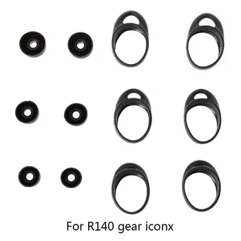 3Pair Protetora de Silicone Case Capa Escudo Protetor de Kits para Samsung R170 Galaxy Brotos de Fones de ouvido Bluetooth Decorativos Accessorie