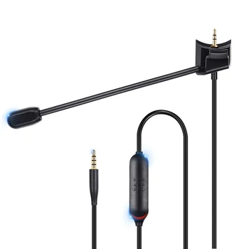 3,5 mm Microfone Boom de Volume Cabo Destacável com Fio Cabo de Fone de ouvido para Jogos para Huawei/Samsung Telemóveis Acessórios de do Microfone