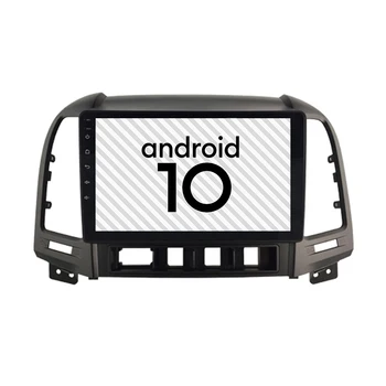 Carro Android 10.0 gps 2.5 D à prova de explosão tela para HYUNDAI 2006-2012 Santa Fe IX45 rádio Bluetooth Internet navegação de carro