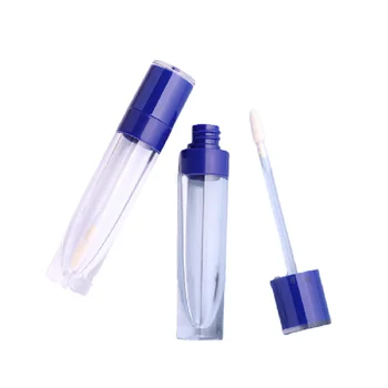 8ML Vazio Lip Gloss Varinha Tubo Redondo de Plástico, Embalagens de Cosméticos Recipiente Limpar o Gloss Tubo Redondo Garrafa Reutilizável 50/100pcs