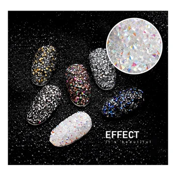 14000pc 3D nail art decoração strass strass para unhas de gel uv sobre zircão micro cristais, pedras de zircônio em decoração de unhas