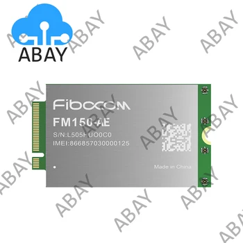 Fibocom 5G M. 2 Módulo FM150-AE 5GNR LTE Cat 20 WCDMA Sub-6GHz NSA & SA B2/B4/B5/B7/B12/B13/B14/B17/B25/B26/B29/B30/B66/B71
