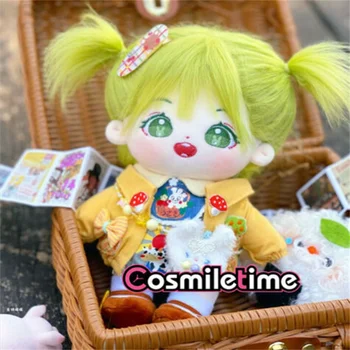 Disponível Nenhum Atributo Verde Macia Pelúcia 20cm Boneca de Pelúcia Bonito de Brinquedos Para as Crianças Brinquedos Para a Menina Anime Brinquedos Figura Presentes