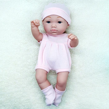 Witdiy13inch Nova Boneca Bebe Reborn Baby Dolls Para As Crianças Brinquedos Da Criança De Corpo Inteiro De Silicone Criança Menina Renascer Boneca Com Roupas