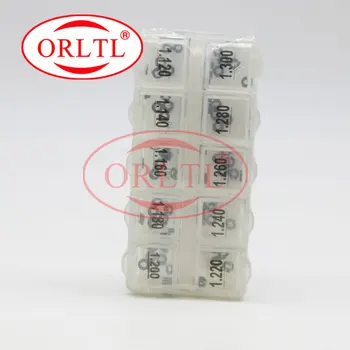 ORLTL 100 Peças B24 Calibração Calço Para Common Rail Ajustar Calço Injetores de Arruelas de Vedação kit Tamanho:1.12 mm e 1.300 mm