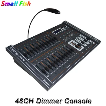 2019 Nova Chegada 48CH Dimmer Console de 48 Canais DMX512 Controlador de Estágio Profissional de DJ da Discoteca Equipamentos de Iluminação Frete Grátis