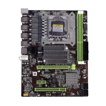 JIAHUAYU X58 Pro PC Desktop Jogos de Computador, placa Mãe LGA 1366 Soquete USB2.0 DDR3 DIMM Para E5502 L5506 W3503 Ec3539 Lc3528
