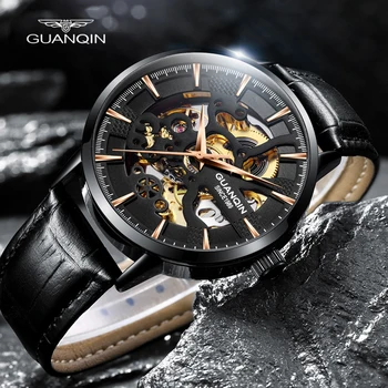 GUANQIN 2022 Novo Relógio masculino Orient Automáticos Mecânicos de Aço Inoxidável do Movimento esportivo de Luxo Relógio Relógio Masculino