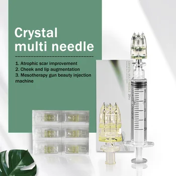 Cristal Multi Agulhas De 5 Pinos Mesoterapia Dérmica Enchimento Injector Arma Para A Meso Arma Vital Injector 5 Agulhas