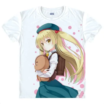 Anime Inou Batalha wa Nichijou-kei no Naka de Tomoyo, Himeki Chifuyu T-Shirt de Verão camiseta de Manga Curta Tops Unisex Cosplay S-XXL