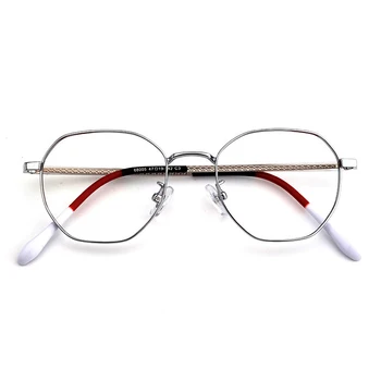 Nova Tendência de moda Liga Polígono Armação de Óculos de Leitura de Luxo Óptico de Óculos para Homens Mulheres+1 +1.5 +2 +2.5+3 +3.5 +4