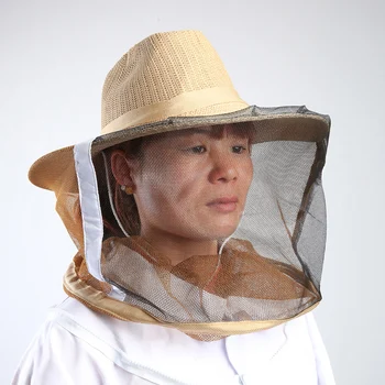 NewThe exportação de alta qualidade anti abelha chapéu de apicultura suprimentos orientada para a exportação proteção durável abelha chapéu