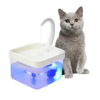 Pescoço do animal de Estimação Fonte 2L LED blue (Azul LED de Luz Alimentado por USB Automática Dispenser de Água Alimentador de Bebida Filtro Para Gatos Cães de Estimação Fornecedor