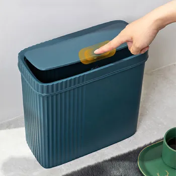 Reciclagem Inteligente Lata De Lixo Tampa Secretária Assessories Casa De Banho Armazenamento De Ferramentas De Limpeza De Cozinha De Papel Balde De Contentores De Lixo