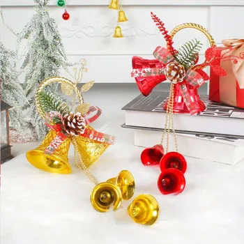 Árvore De Natal Sinos Pendurados Jingle Decorações Pingente De Natal Enfeites De Trenó Festa Ornamentdoor Chamada De Janela De Decoração De Design Exclusivo