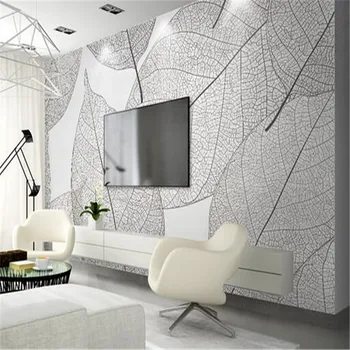 3d personalizado de fotos moderno quarto com cama de PLANO de fundo não-tecido de papel de parede 3d modernas, simples lâmina de textura do papel de parede decoração home
