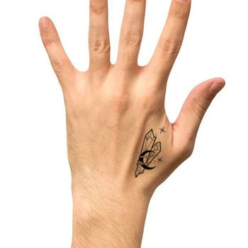 Olho de Deus Menisco Nuvem Impermeável Tatuagem Temporária Adesivo Preto Totem Fake Tattoos o Flash Tatoos Mão de Arte no Corpo, para as Mulheres, Homens
