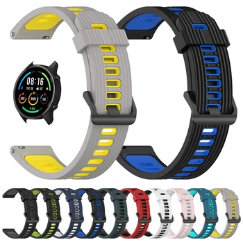 Alça de pulso para Xiaomi Assistir Cor 2 Mi/Watch Cor Sport Edition Smartwatch Banda de Silicone Pulseira Bracelete Acessórios Correa