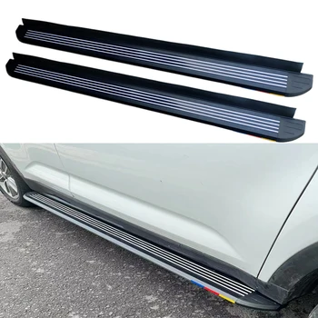 2Pcs se Encaixa para o Cadillac SRX 2010-2015 de Alumínio Fixa Executando o Conselho Passo para o Lado Pedal Nerf Bar Plataforma