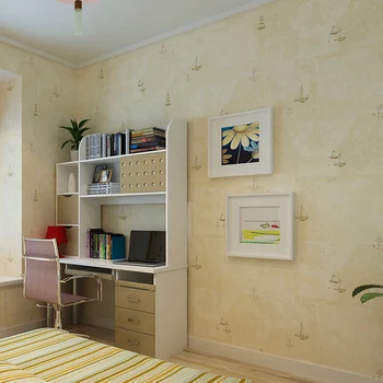 beibehangBritish desenho infantil veleiro papel de parede quarto sala de estar com TELEVISÃO, sofá de pano de fundo papel de parede não tecido papel de parede